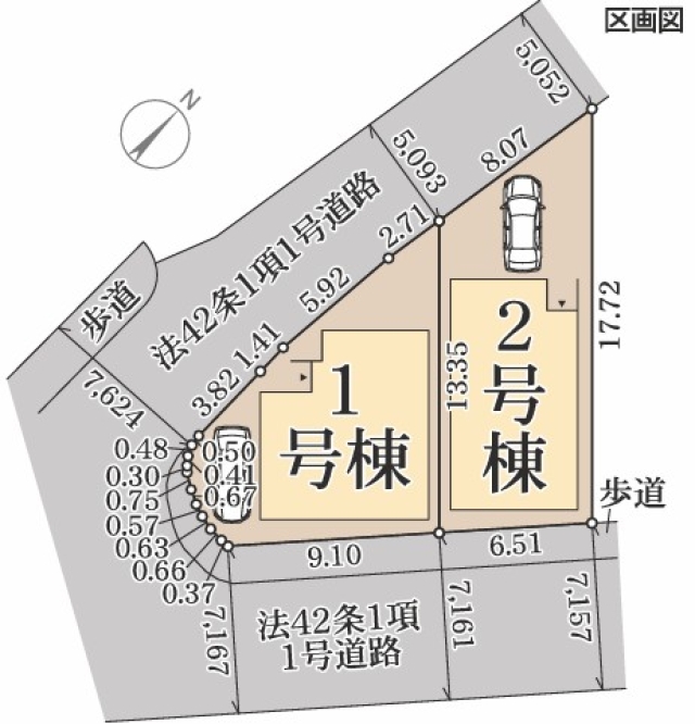 大阪府泉大津市助松町３丁目新築一戸建ての不動…