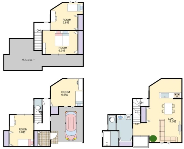 大阪府堺市西区上野芝向ヶ丘町６丁新築一戸建て…